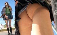 スナイパーの視界 Vol.278　爪楊枝レベルの脚細美脚の制服美少女パンチラ