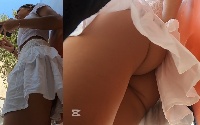 スナイパーの視界 Vol.114　スカスカトップスでブラまで丸見えTバック美女編