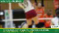 コートの女神たち＃110：【5K画像】 ネット際を打ち抜く背番号19の躍動