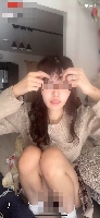 美人かわいい子お出かけ準備中ちらちら配信